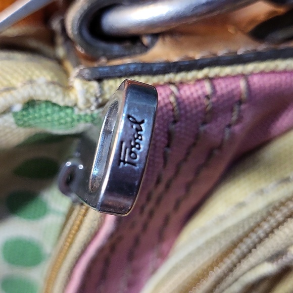 Fossil Canvas Floral Crossover Bag - Picture 14 of 14